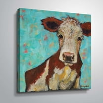 ArtWall How Now and all that, Gallery Wrapped Canvas by Holly Wojahn