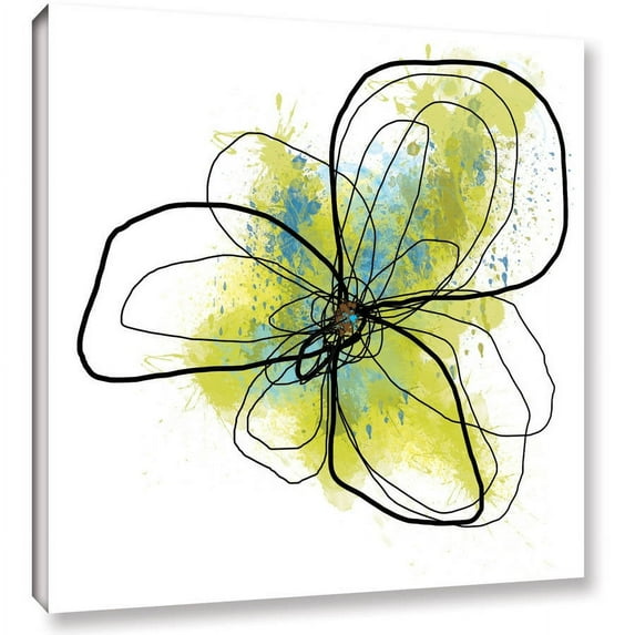 ArtWall Jan Weiss "Citron Petals II" Gallery-wrapped Canvas