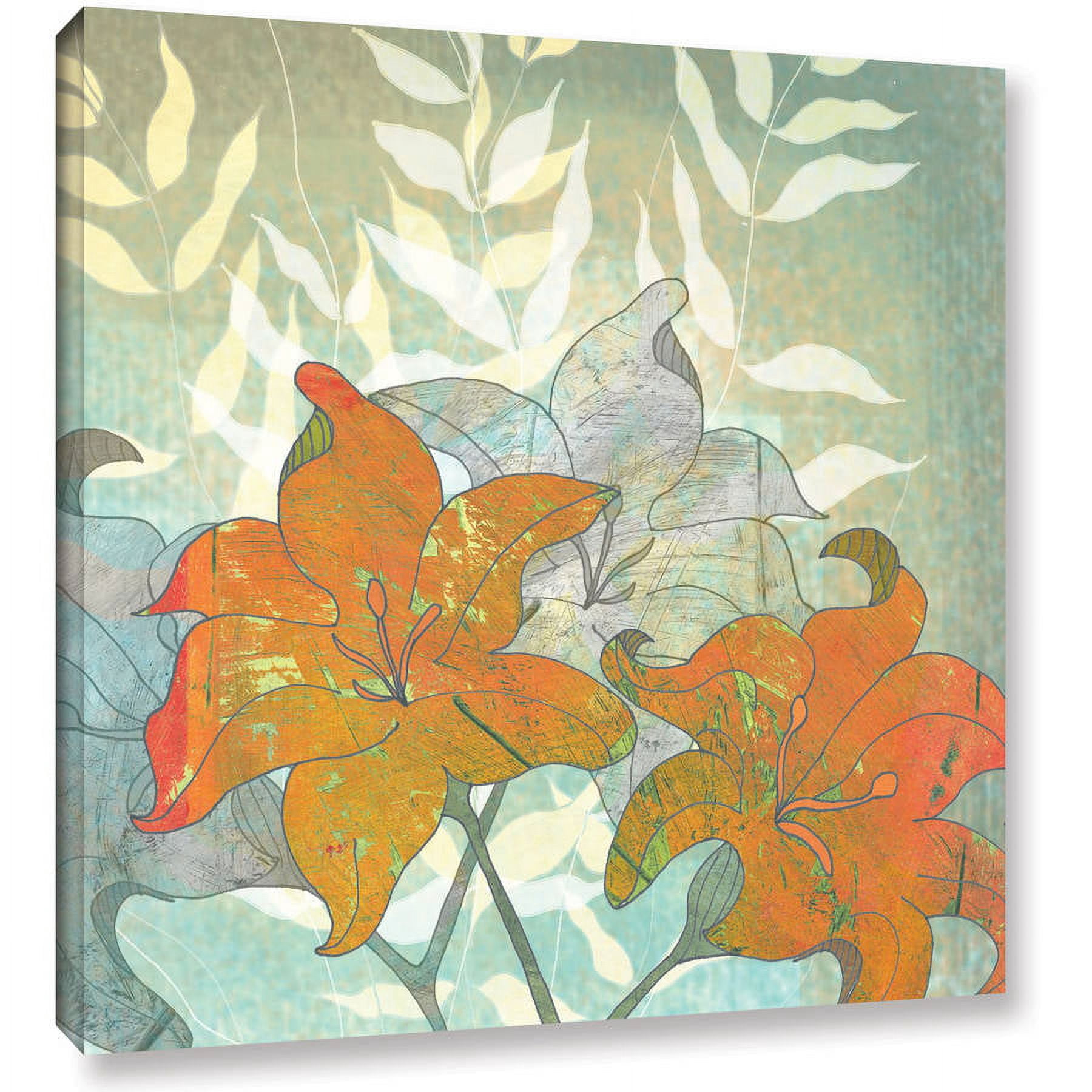ArtWall Jan Weiss "Day Lilies" Gallery-wrapped Canvas