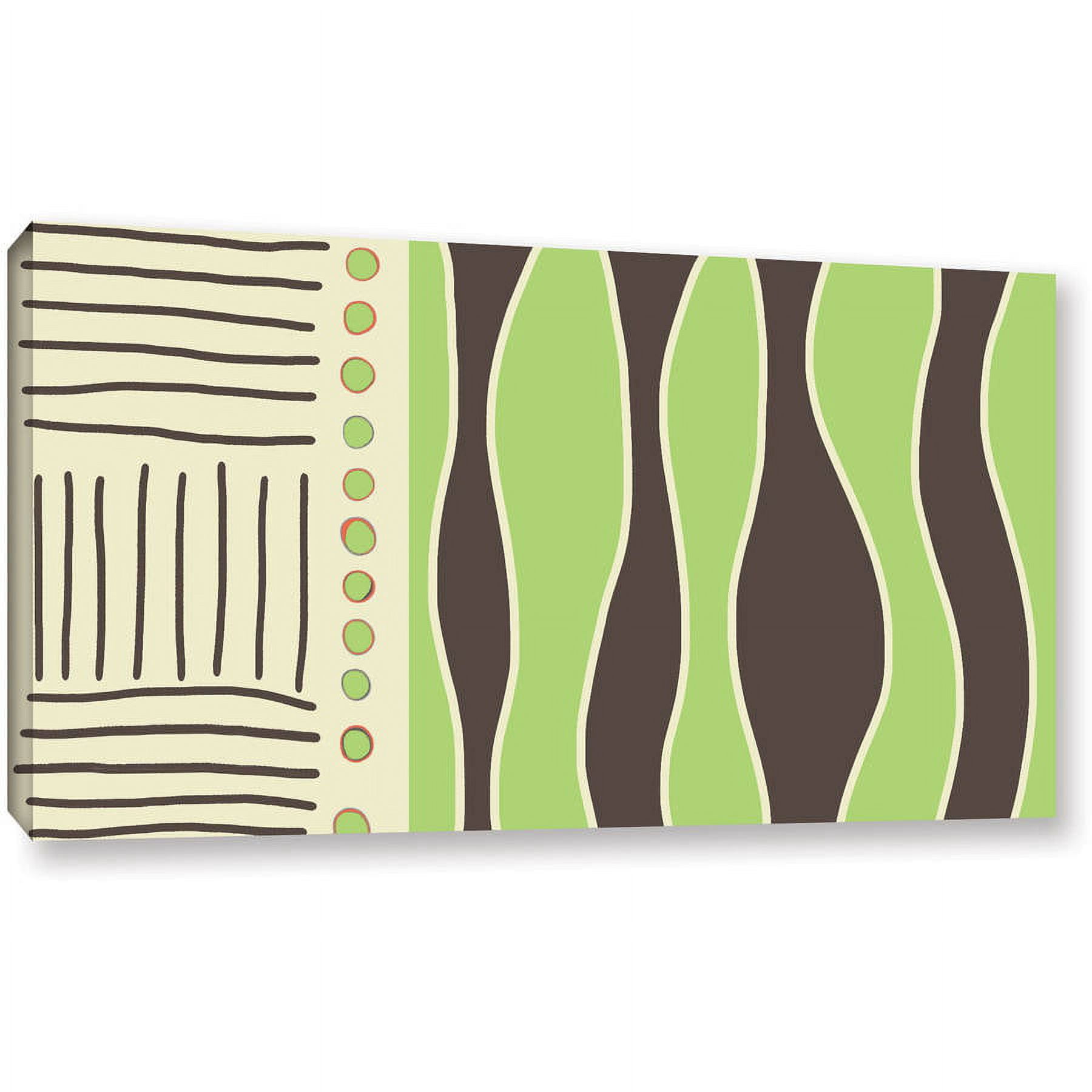 ArtWall Jan Weiss "Fabric Design III" Gallery-wrapped Canvas Art
