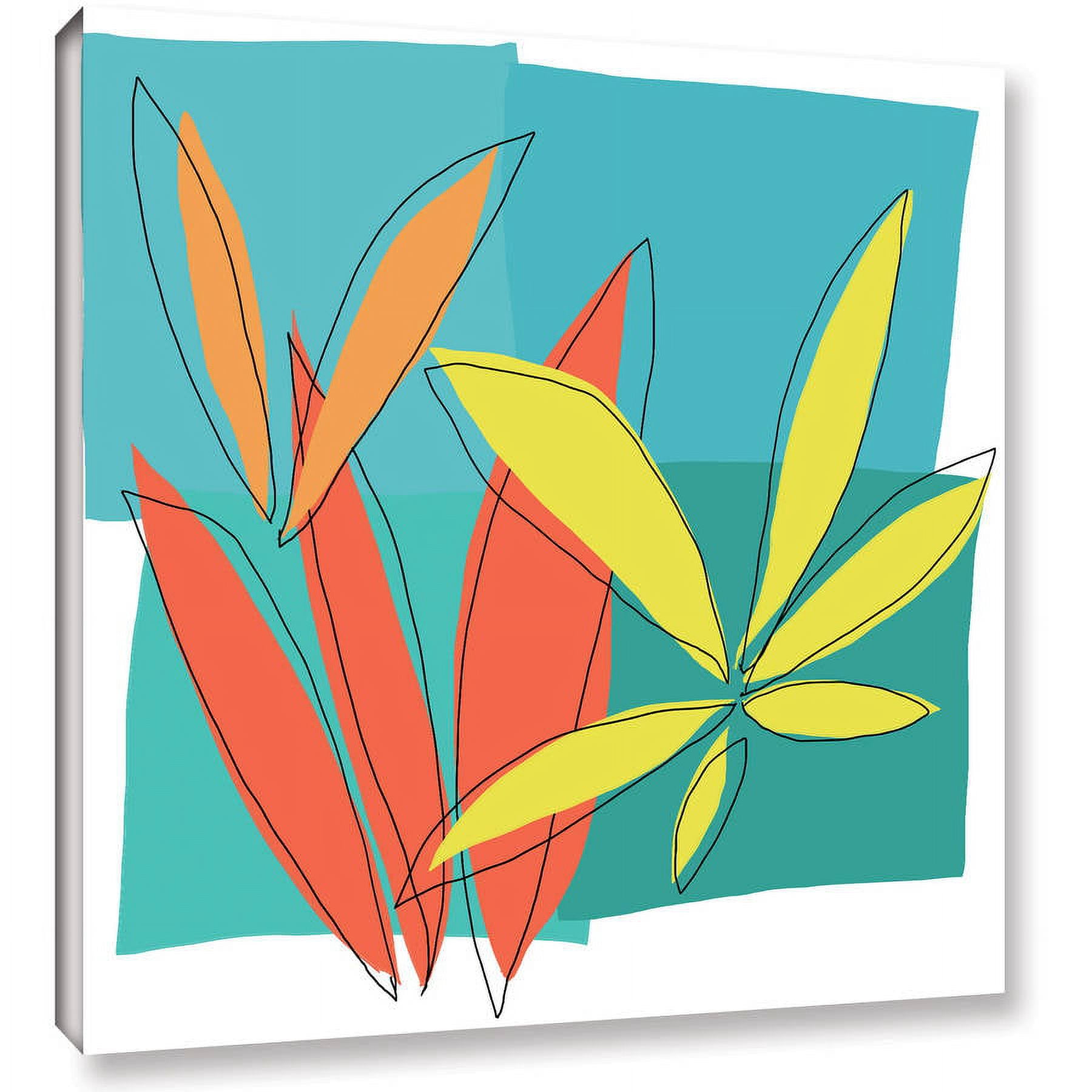 ArtWall Jan Weiss "Grasses I" Gallery-wrapped Canvas Art