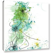ArtWall Jan Weiss "Green Botanica" Gallery-wrapped Canvas