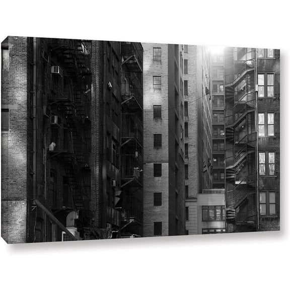 ArtWall John Black "Buildings" Gallery-Wrapped Canvas