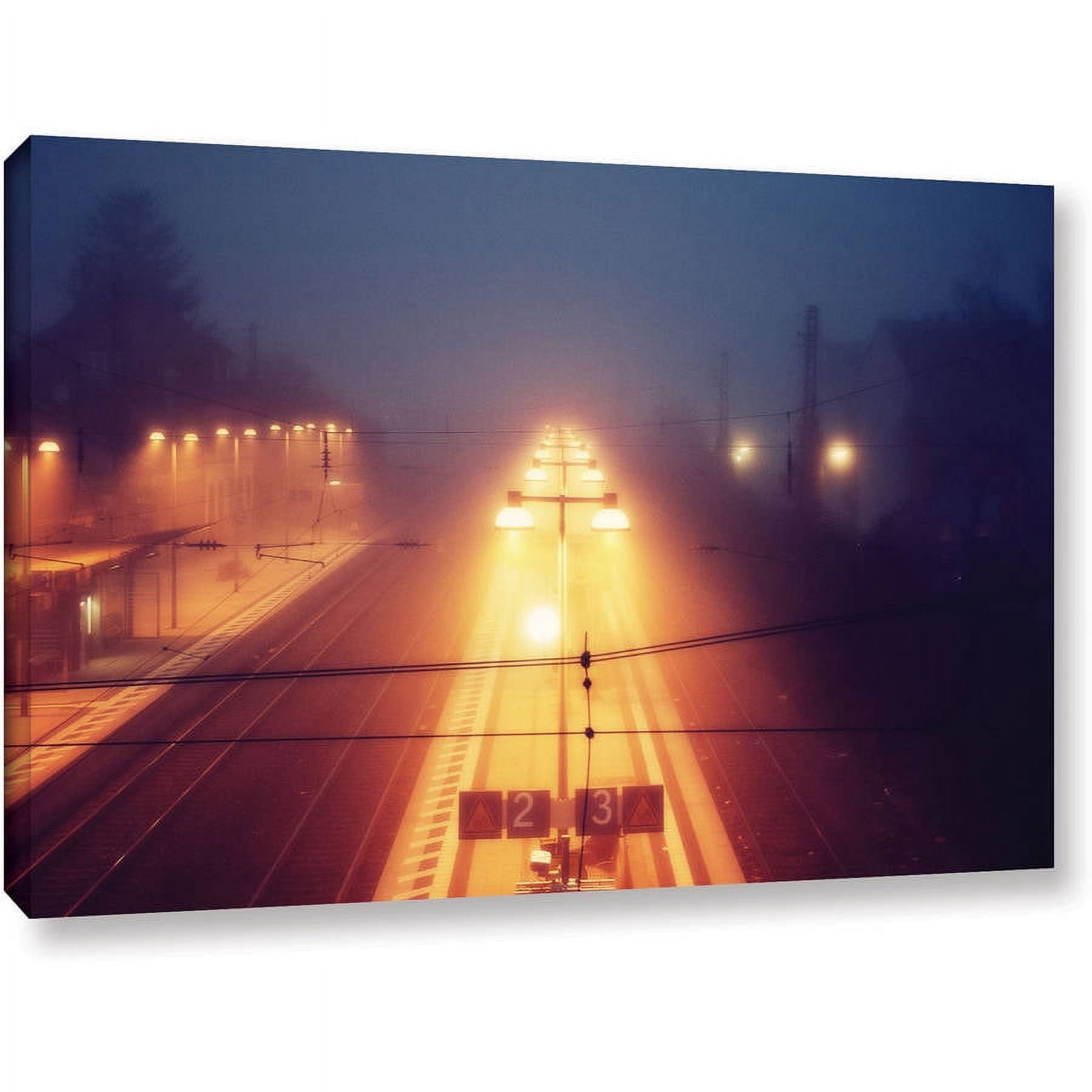 ArtWall John Black "Night Adventure" Gallery-Wrapped Canvas
