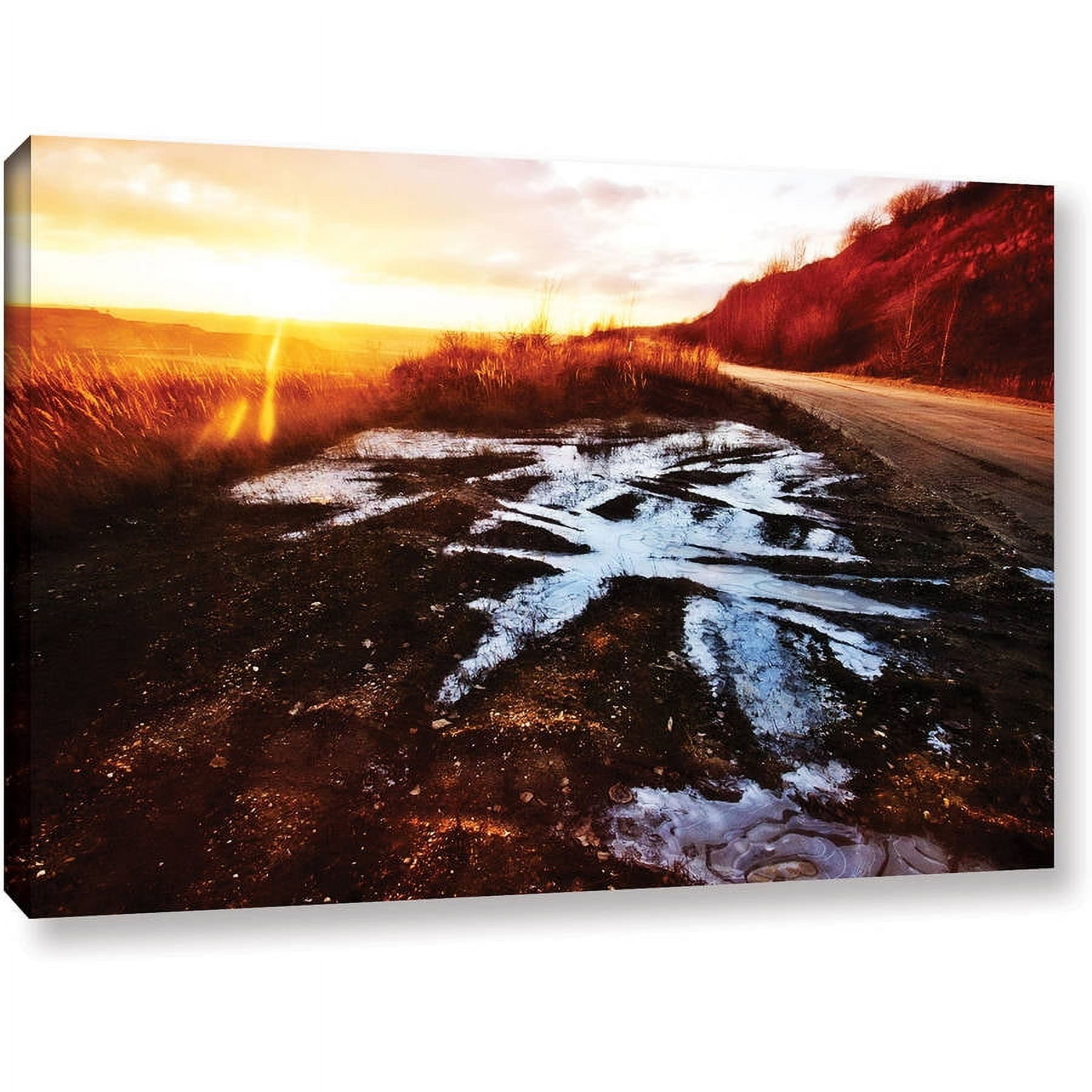 ArtWall John Black "Roadside" Gallery-Wrapped Canvas