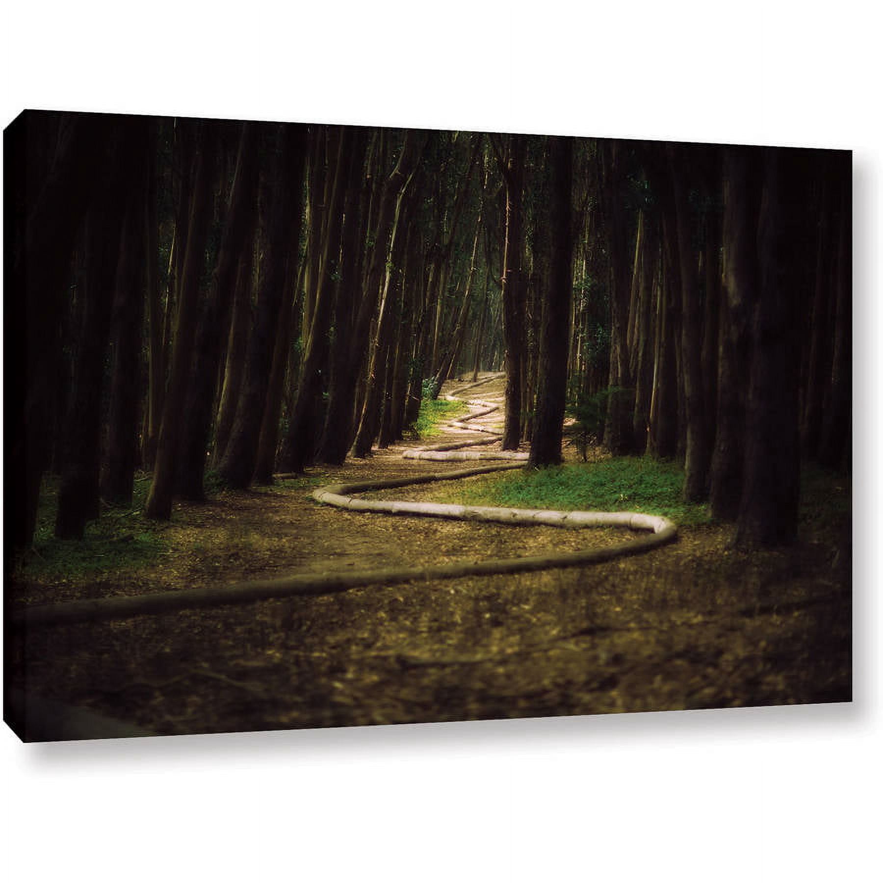 ArtWall John Black "Trees" Gallery-Wrapped Canvas