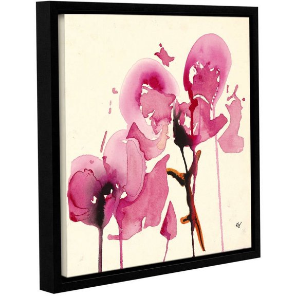 ArtWall Karin Johanneson "Orchids I" Floater Framed Canvas