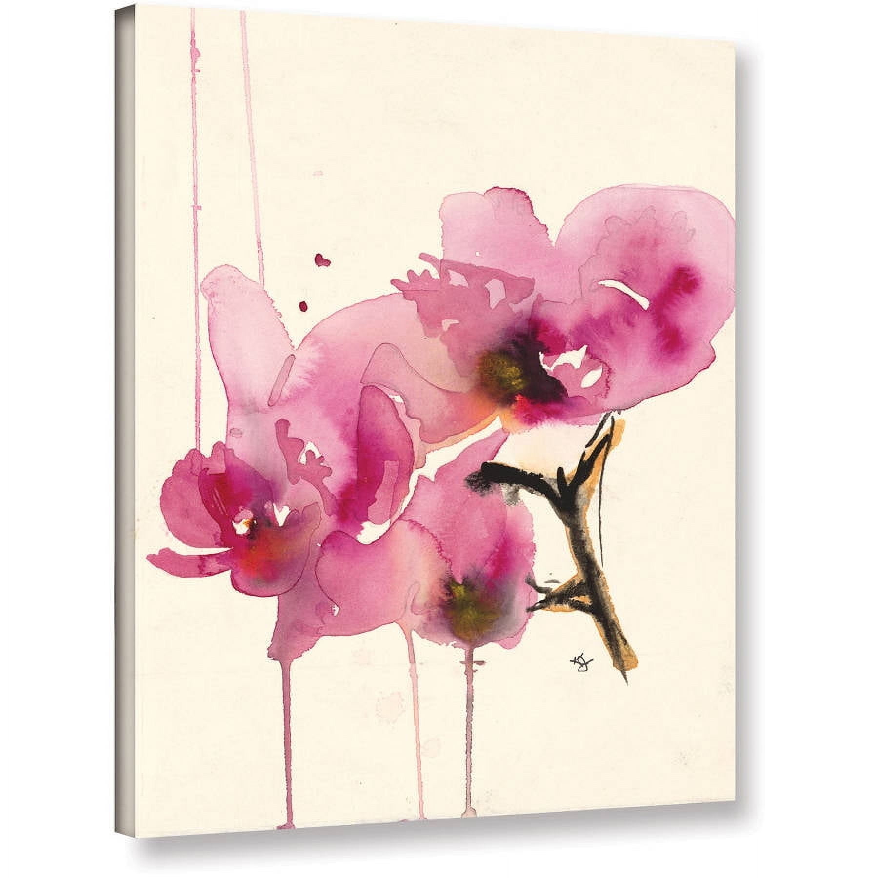 ArtWall Karin Johannesson "Orchids II" Gallery-Wrapped Canvas