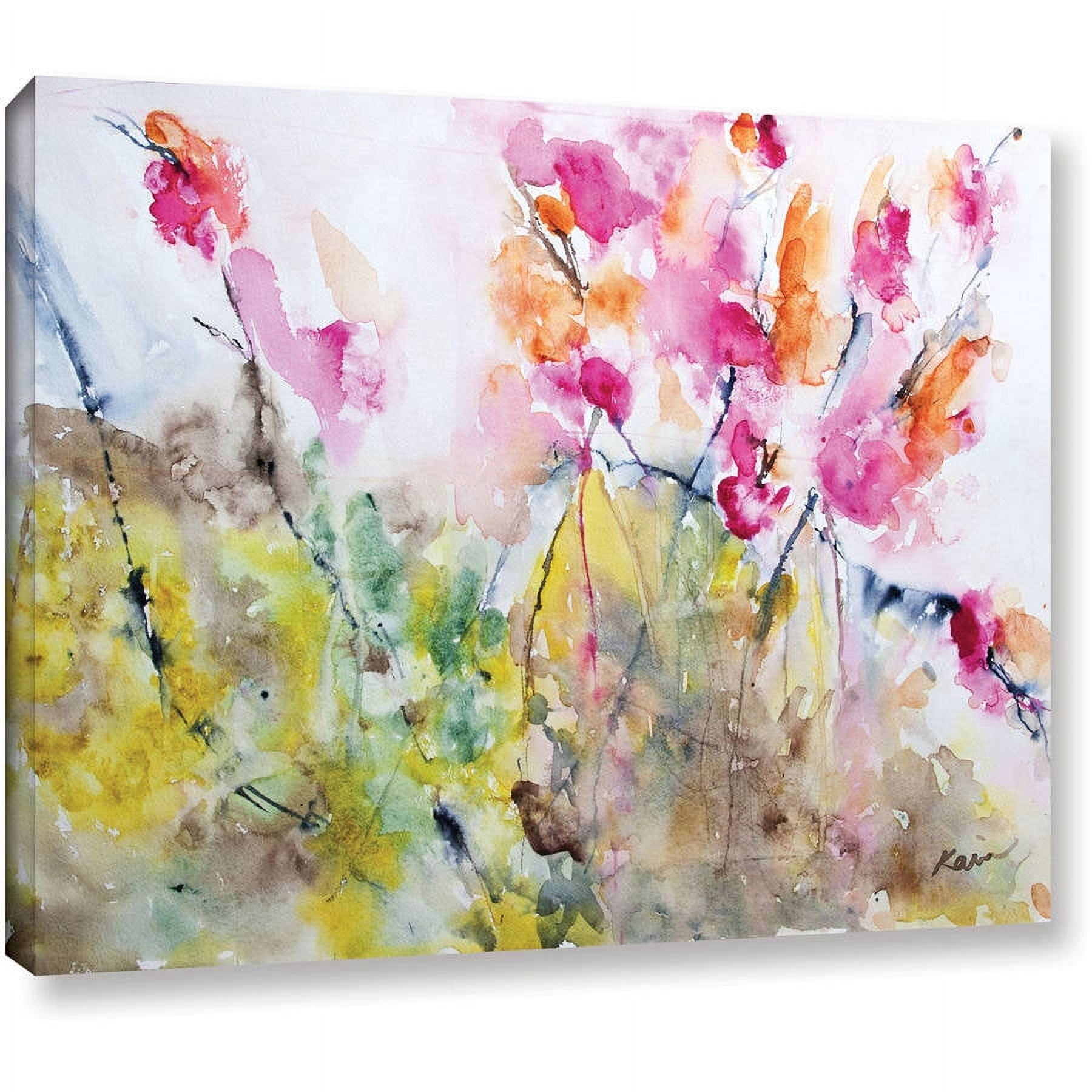 ArtWall Karin Johannesson "Summer Pink" Gallery-Wrapped Canvas