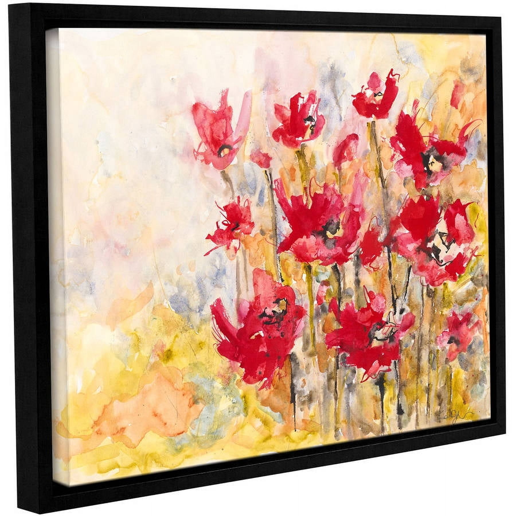 ArtWall Karin Johannesson "Wildflowers II" Gallery-Wrapped Floater-Framed Canvas