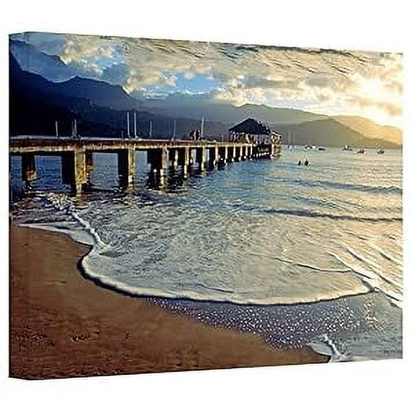 ArtWall Kathy Yates "A Land Called Hanalei" Gallery-Wrapped Canvas