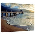 thumbnail image 1 of ArtWall Kathy Yates "A Land Called Hanalei" Gallery-Wrapped Canvas, 1 of 1