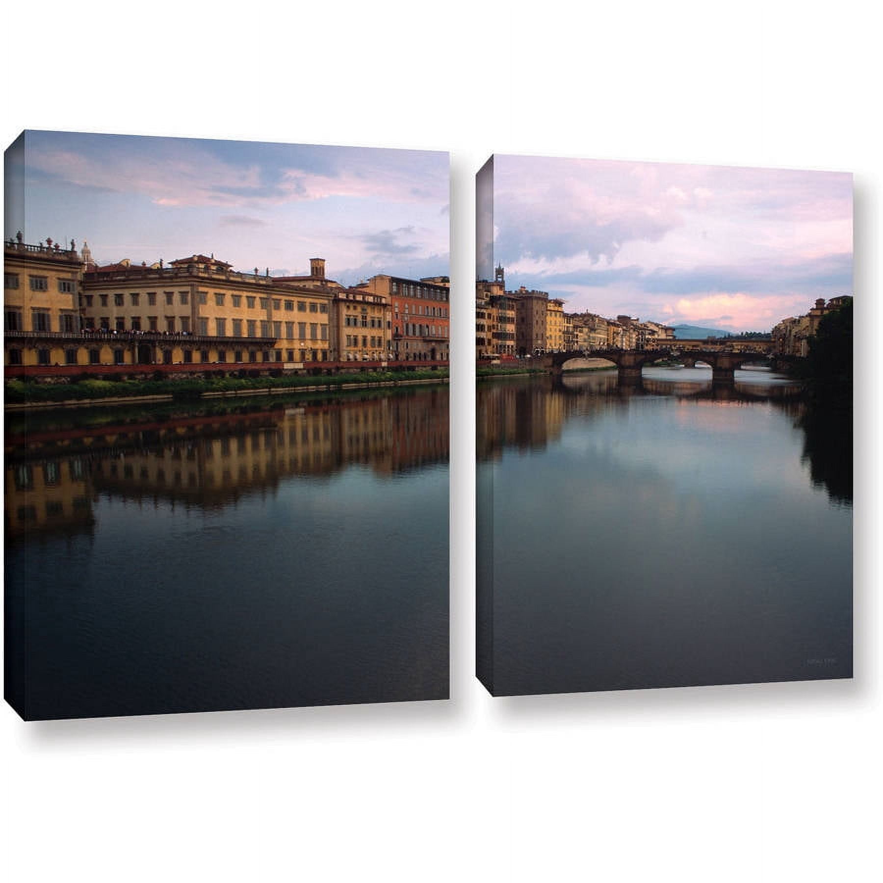 ArtWall Kathy Yates "Florence Memories" 2-Piece Gallery-Wrapped Canvas Set
