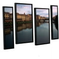thumbnail image 1 of ArtWall Kathy Yates "Florence Memories" 4-Piece Floater Framed Canvas Staggered Set, 1 of 2