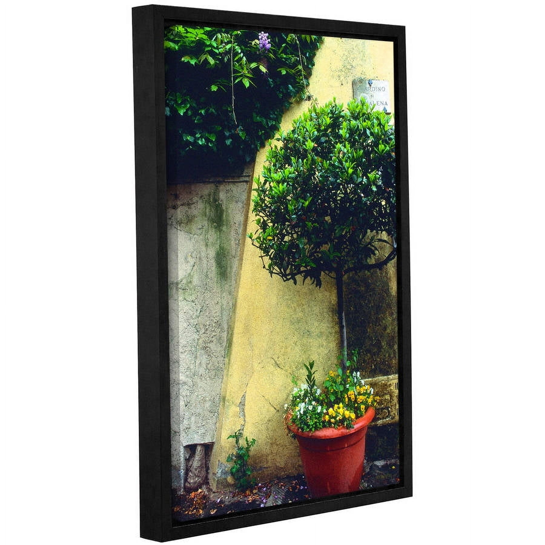 ArtWall Kathy Yates "Giardino Di Boboli Wall" Gallery-Wrapped Floater-Framed Canvas