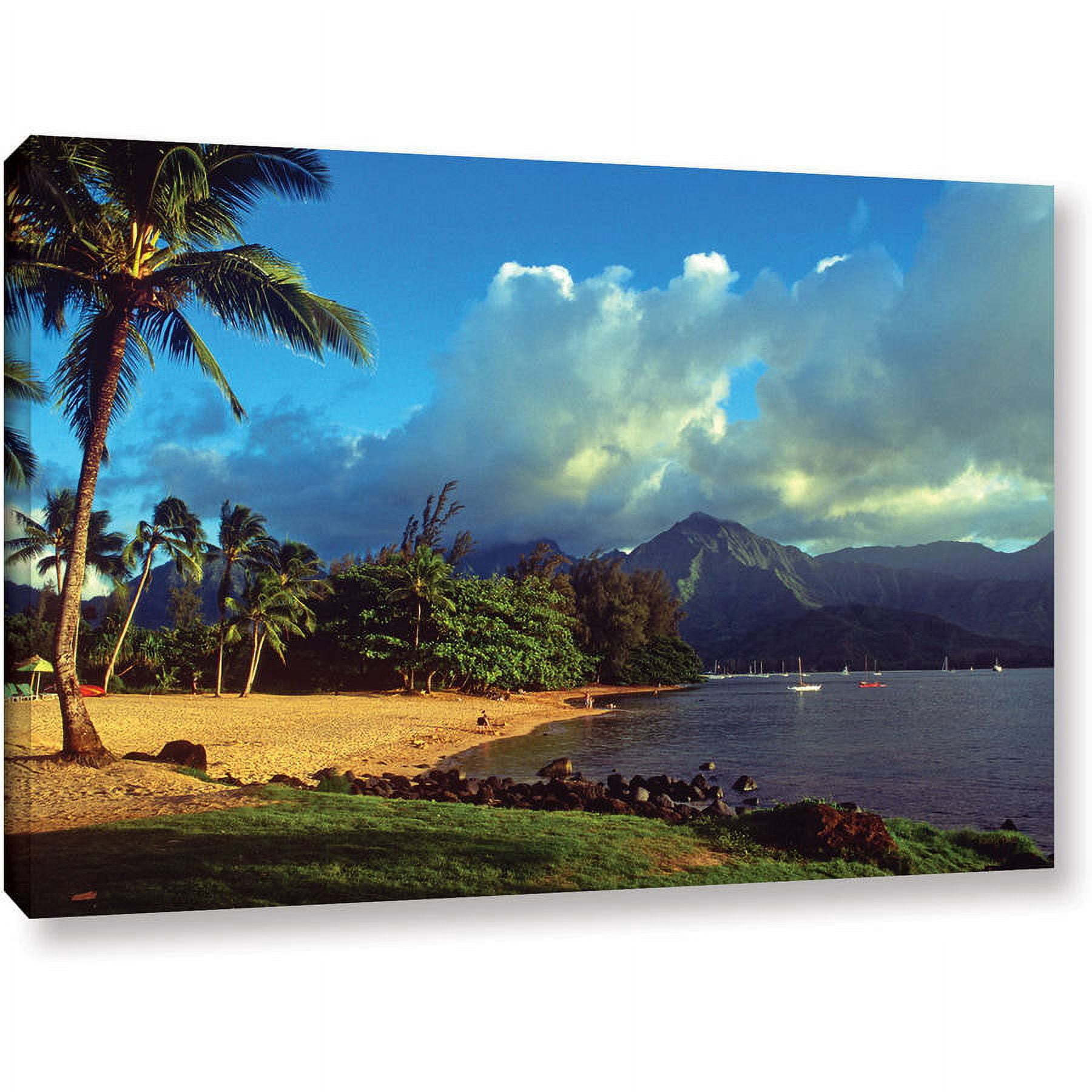 ArtWall Kathy Yates "Golden Light On Hanalei" Gallery-Wrapped Canvas