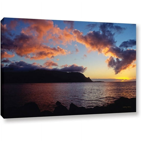 ArtWall Kathy Yates "Last Light Over Bali Hai" Gallery-wrapped Canvas