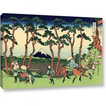 ArtWall Katsushika Hokusai "Hodogaya on the Tokaido" Gallery-Wrapped Canvas