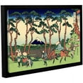 thumbnail image 1 of ArtWall Katsushika Hokusai "Hodogaya on the Tokaido" Gallery-Wrapped Floater-Framed Canvas, 1 of 2