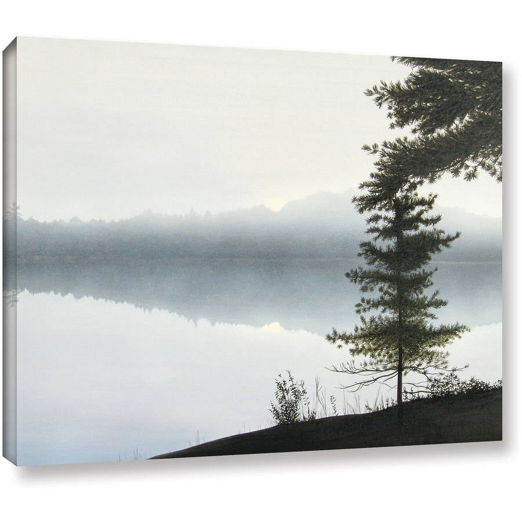 ArtWall Ken Kirsch "Morning Fog" Wrapped Canvas