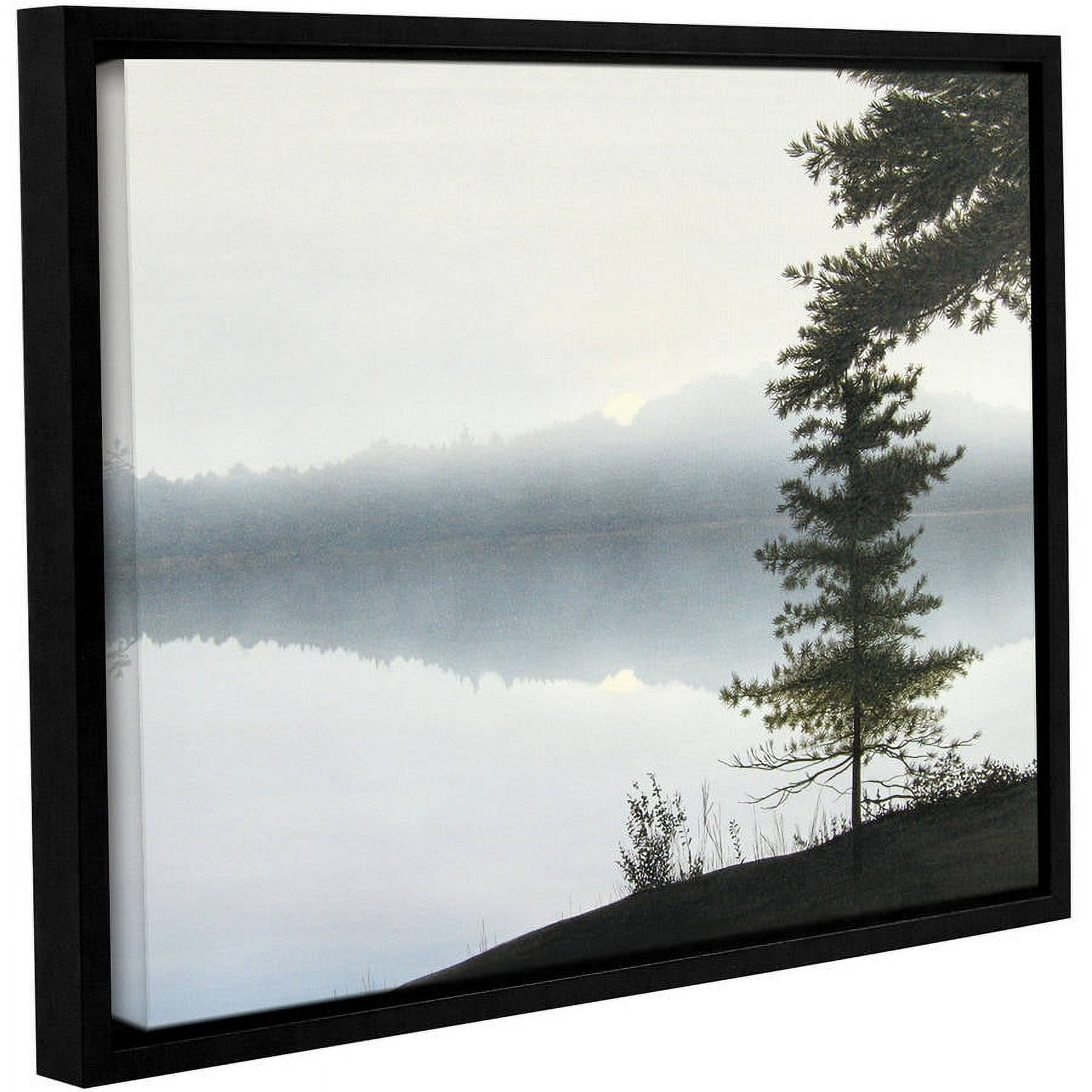 ArtWall Ken Kirsh "Morning Fog Hires" Gallery-Wrapped Floater-Framed Canvas