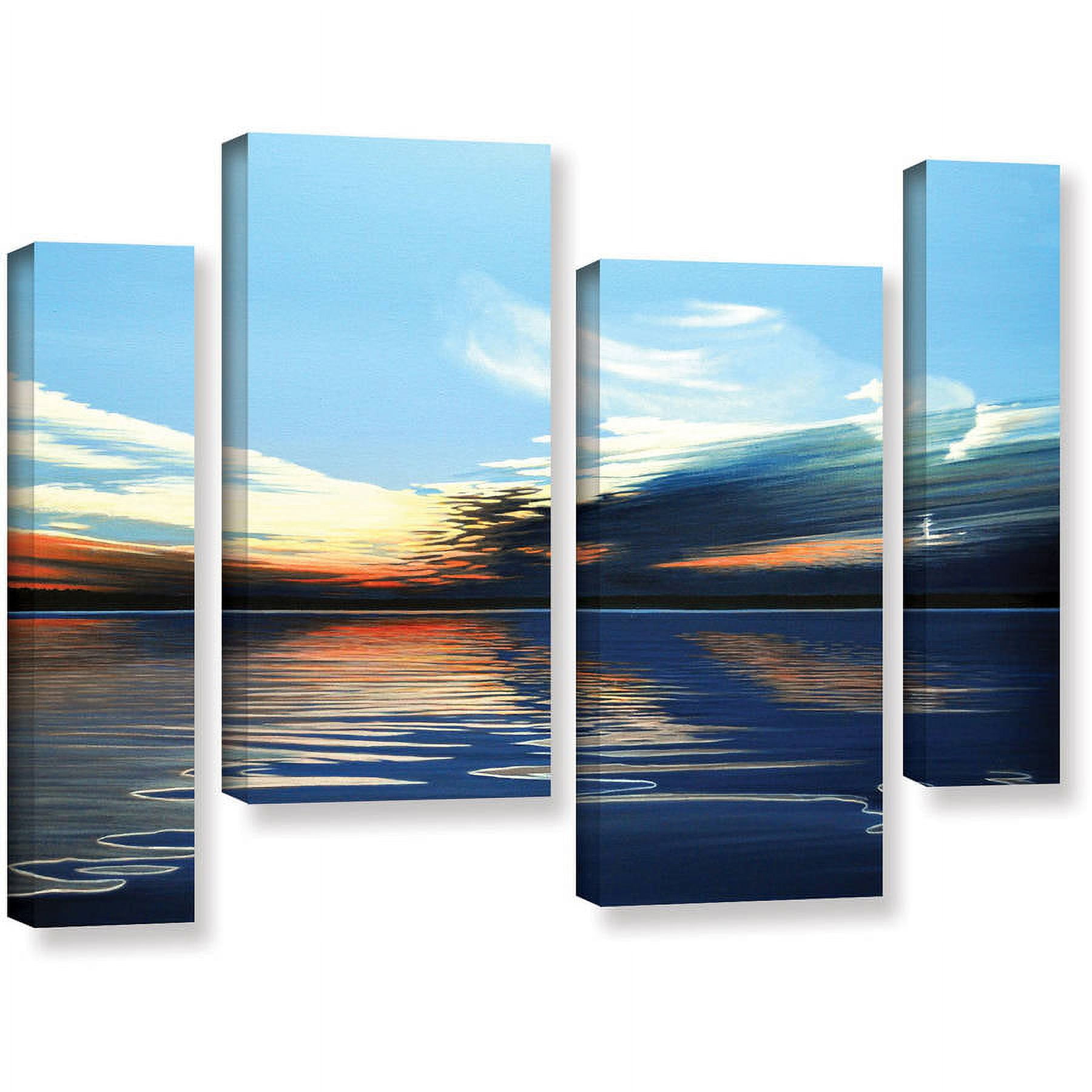 ArtWall Ken Kirsh "Quiet Reflections" 4-Piece Gallery-Wrapped Canvas Staggered Set