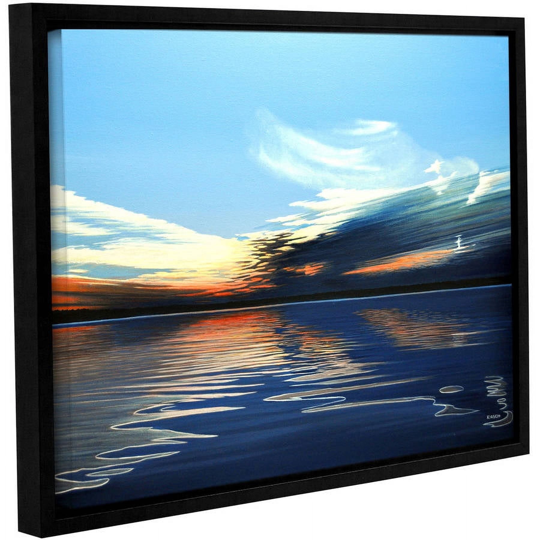 ArtWall Ken Kirsh "Quiet Reflections" Gallery-Wrapped Floater-Framed Canvas