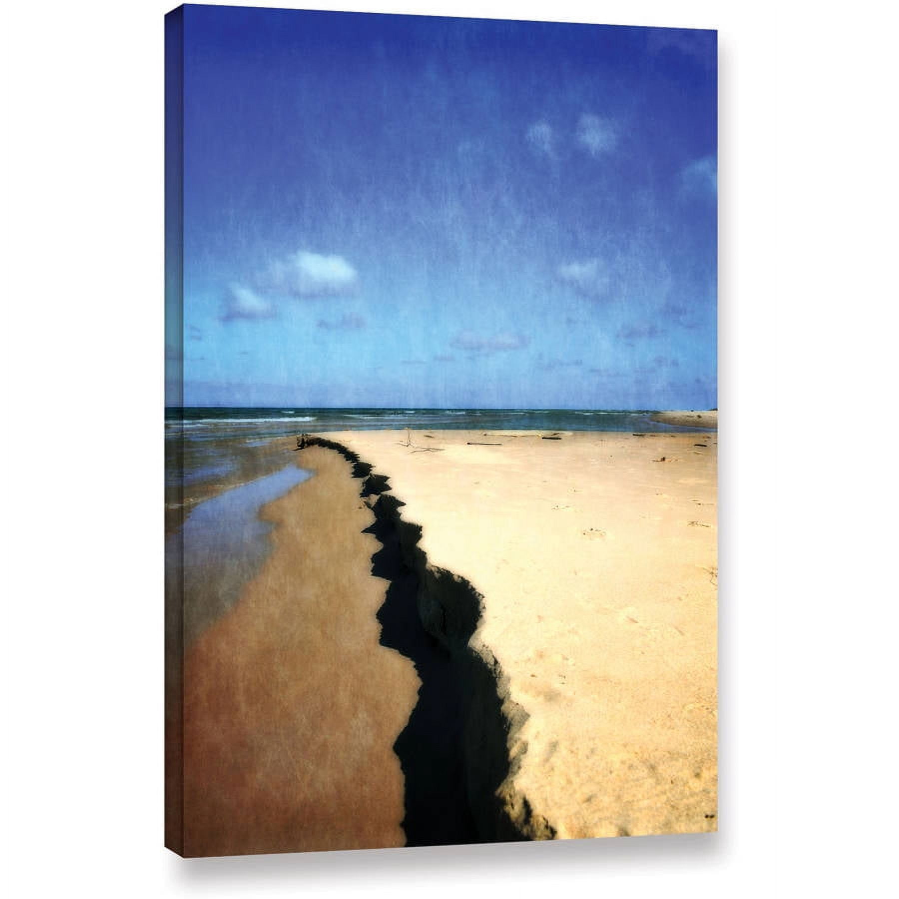 ArtWall Kevin Calkins "Abstracted Beach" Gallery-Wrapped Canvas