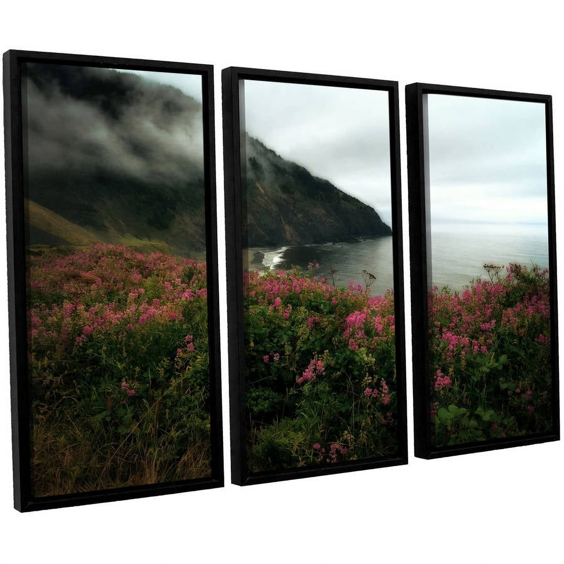 ArtWall Kevin Calkins "August in Oregon" 3-Piece Floater Framed Canvas Set