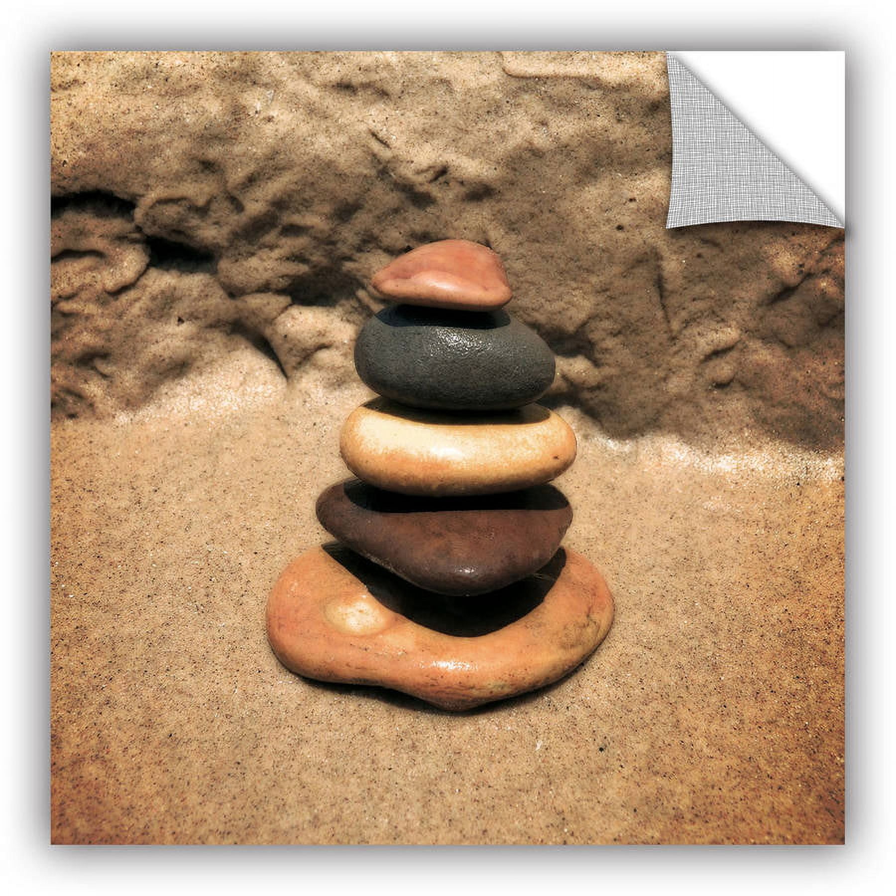 ArtWall Kevin Calkins "Balance on the Beach" Art Appeals Removable Wall Art