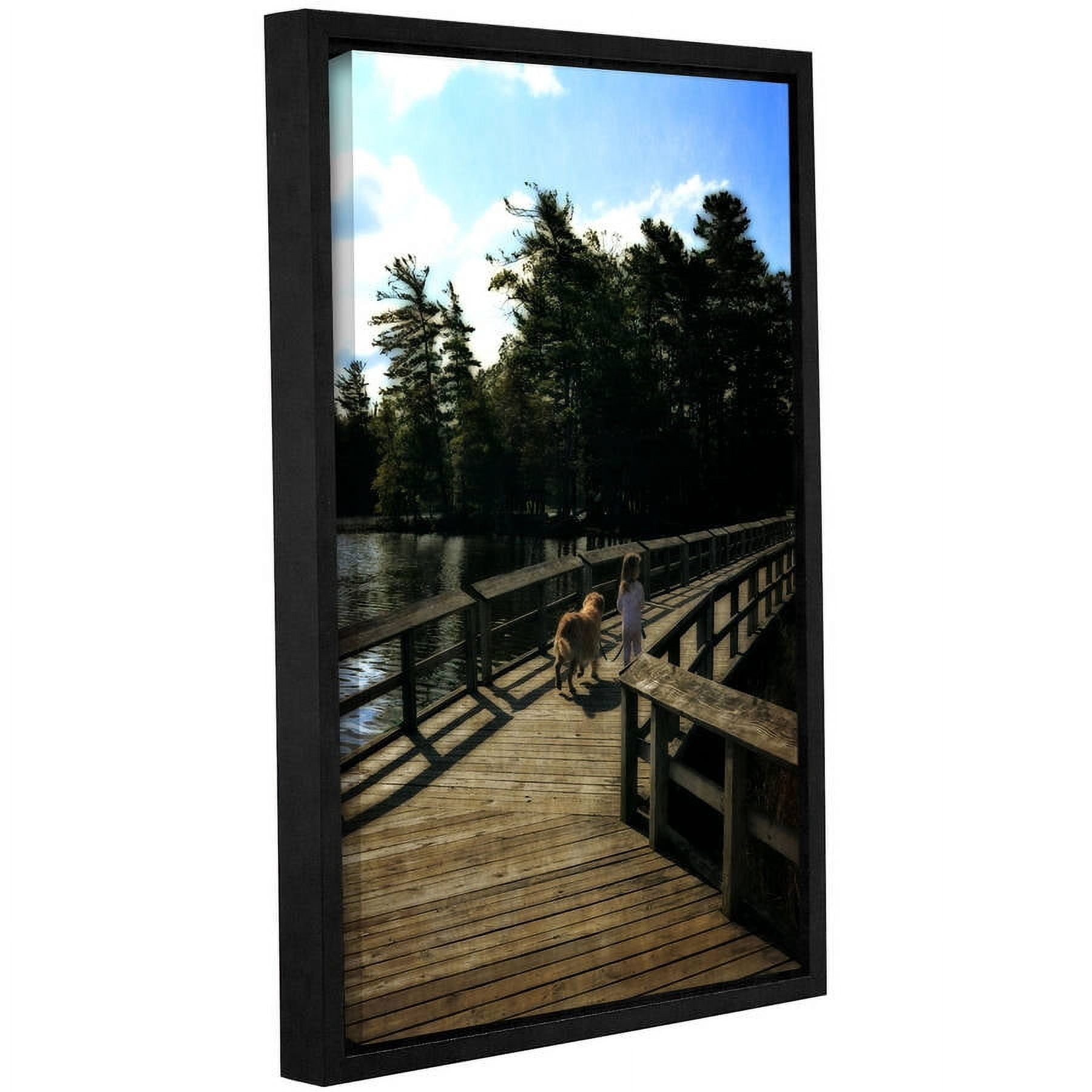 ArtWall Kevin Calkins "Best Friends" Gallery-Wrapped Floater-Framed Canvas