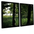 thumbnail image 1 of ArtWall Kevin Calkins "Birch and Pines" 2-Piece Floater Framed Canvas Set, 1 of 1