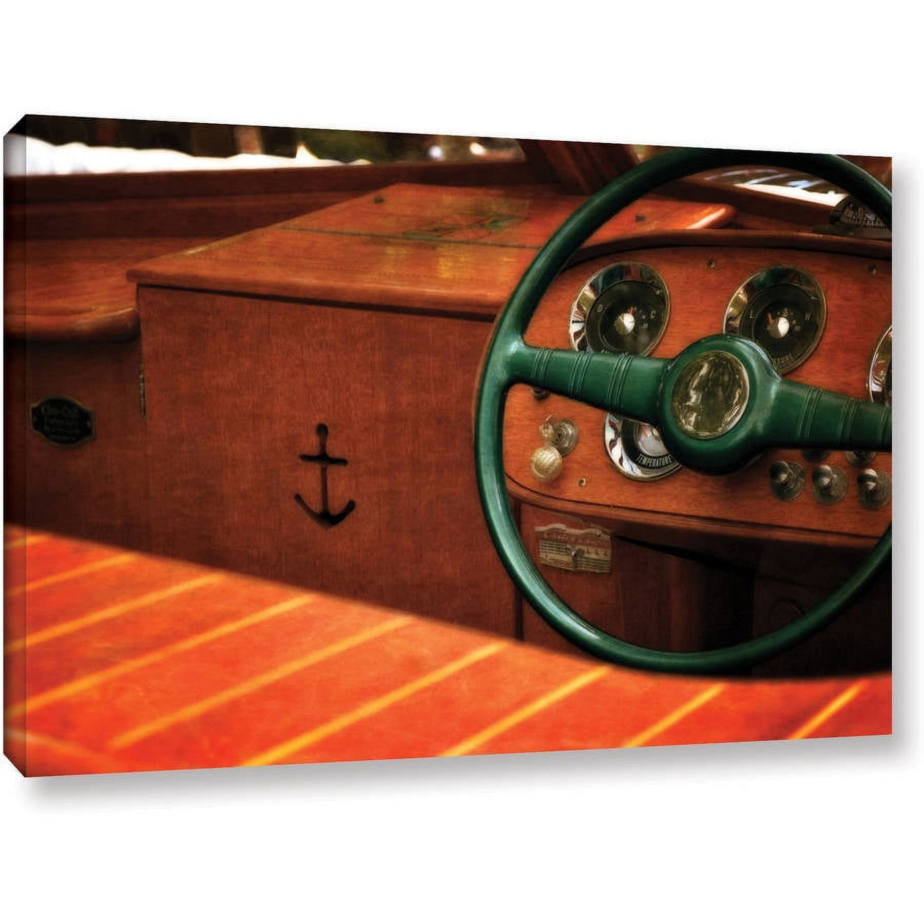 ArtWall Kevin Calkins "Chris Craft Interior" Gallery-Wrapped Canvas