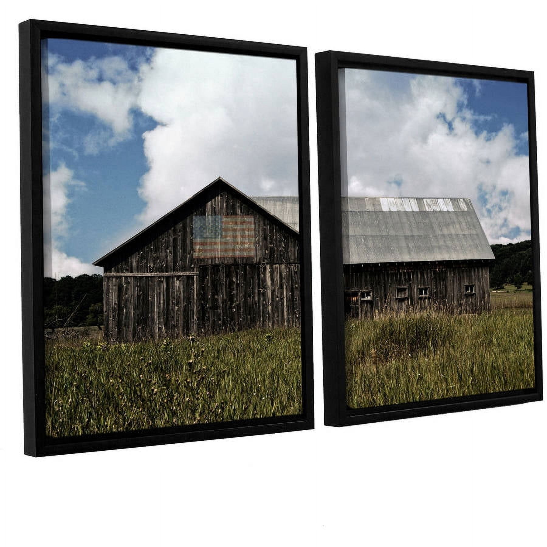 ArtWall Kevin Calkins "Country" 2-Piece Floater Framed Canvas Set