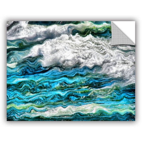 ArtWall Kevin Calkins "Cresting Waves 2.0" ArtAppealz Removable Wall Art