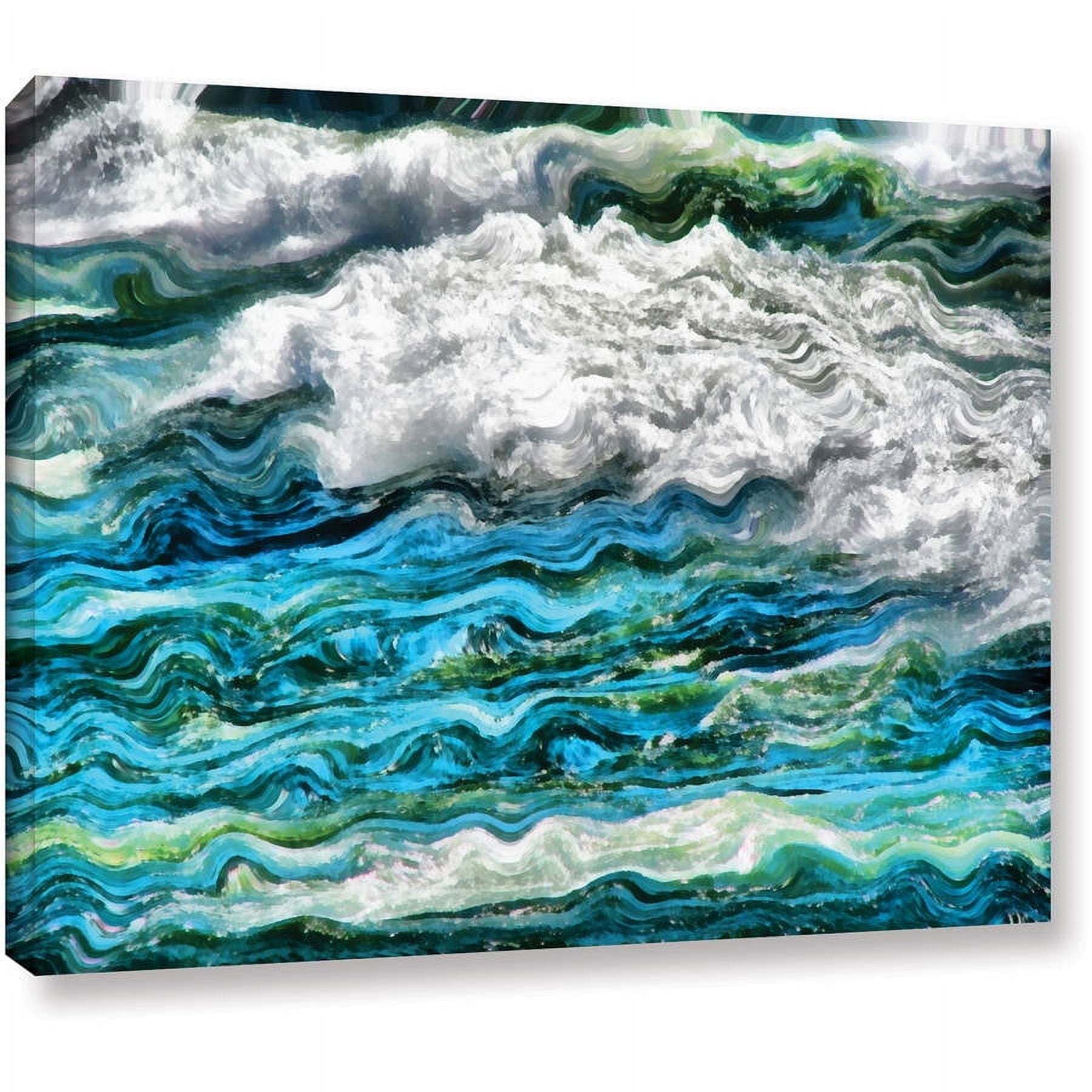 ArtWall Kevin Calkins "Cresting Waves 2.0" Gallery-Wrapped Canvas