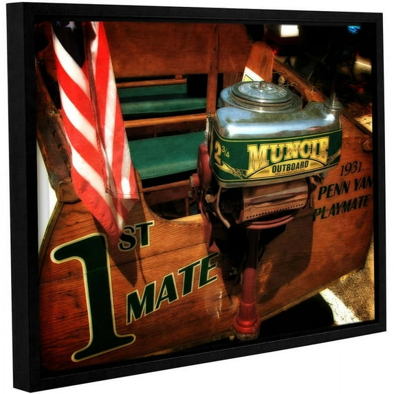 ArtWall Kevin Calkins "First Mate" Gallery-Wrapped Floater-Framed Canvas