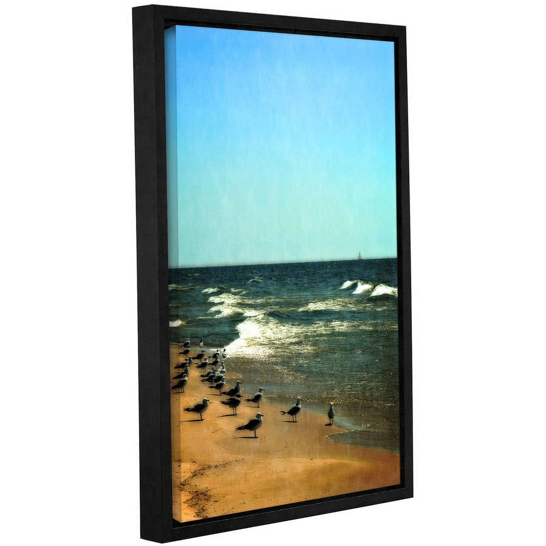 ArtWall Kevin Calkins "Into the Wind" Gallery-Wrapped Floater-Framed Canvas