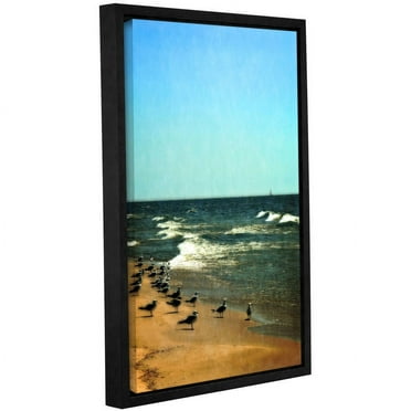 ArtWall Kevin Calkins "Into the Wind" Gallery-Wrapped Floater-Framed Canvas