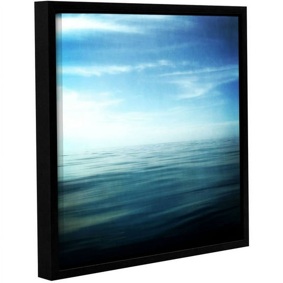 ArtWall Kevin Calkins "Lake and Sky" Gallery-Wrapped Floater-Framed Canvas