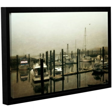 ArtWall Kevin Calkins "Low Tide" Gallery-Wrapped Floater-Framed Canvas