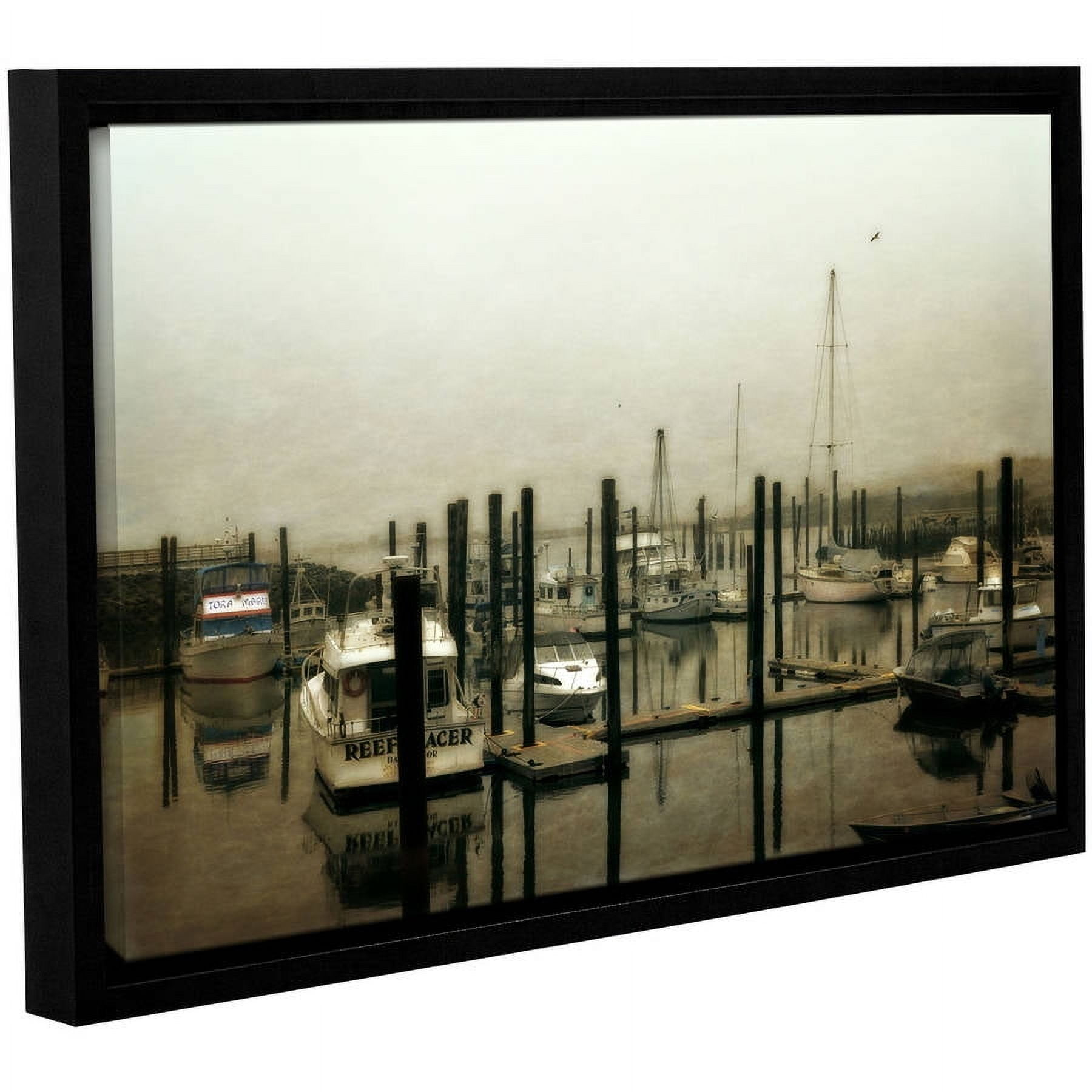 ArtWall Kevin Calkins "Low Tide" Gallery-Wrapped Floater-Framed Canvas