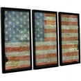 thumbnail image 1 of ArtWall Kevin Calkins "Old Glory" 3-Piece Floater Framed Canvas Set, 1 of 2
