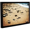 thumbnail image 1 of ArtWall Kevin Calkins "Pebbles and Waves" Gallery-Wrapped Floater-Framed Canvas, 1 of 1