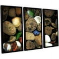 thumbnail image 1 of ArtWall Kevin Calkins "Petoskey Stone Collage III" 3-Piece Floater Framed Canvas Set, 1 of 2