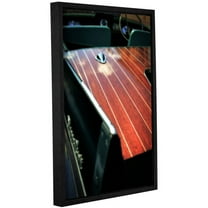 ArtWall Kevin Calkins "Pinstripes and Tailfins" Gallery-Wrapped Floater-Framed Canvas