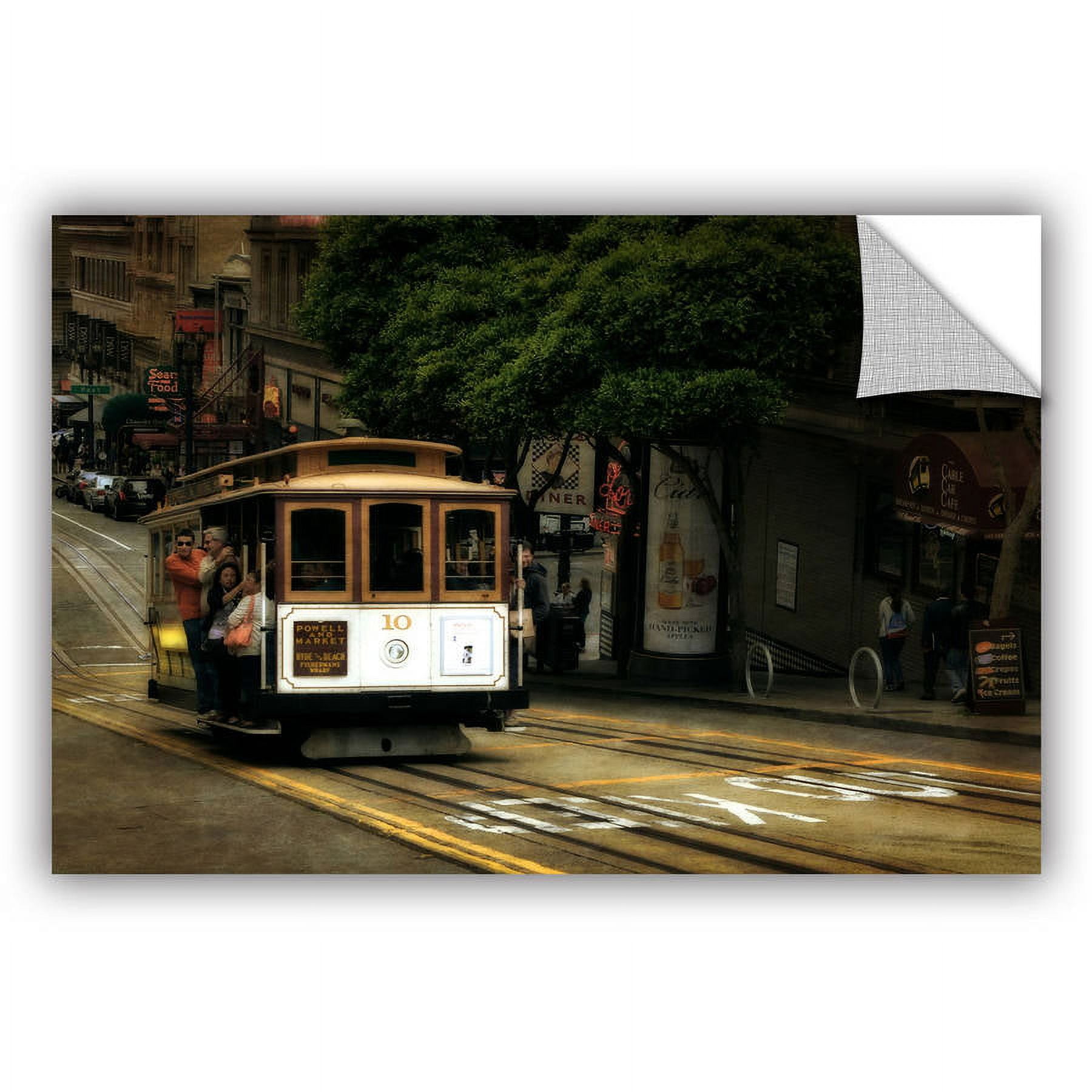 ArtWall Kevin Calkins "Powell and Market" ArtAppealz Removable Wall Art