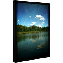 ArtWall Kevin Calkins "River Reflections" Gallery-Wrapped Floater-Framed Canvas