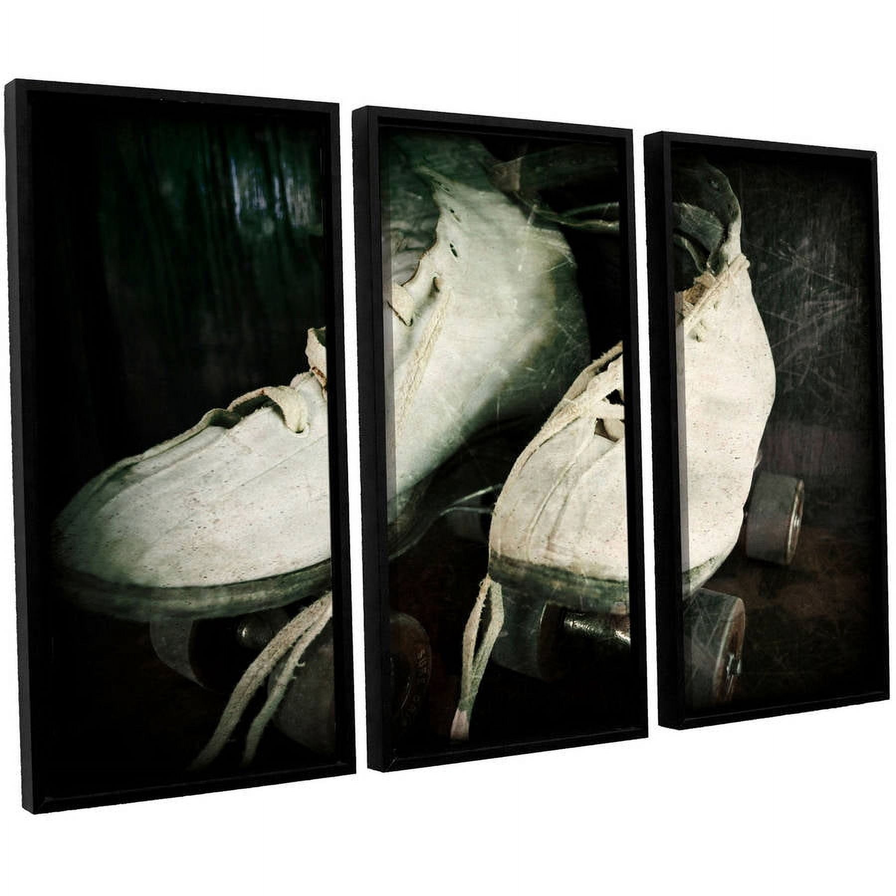 ArtWall Kevin Calkins "Rustic Rollers" 3-Piece Floater Framed Canvas Set