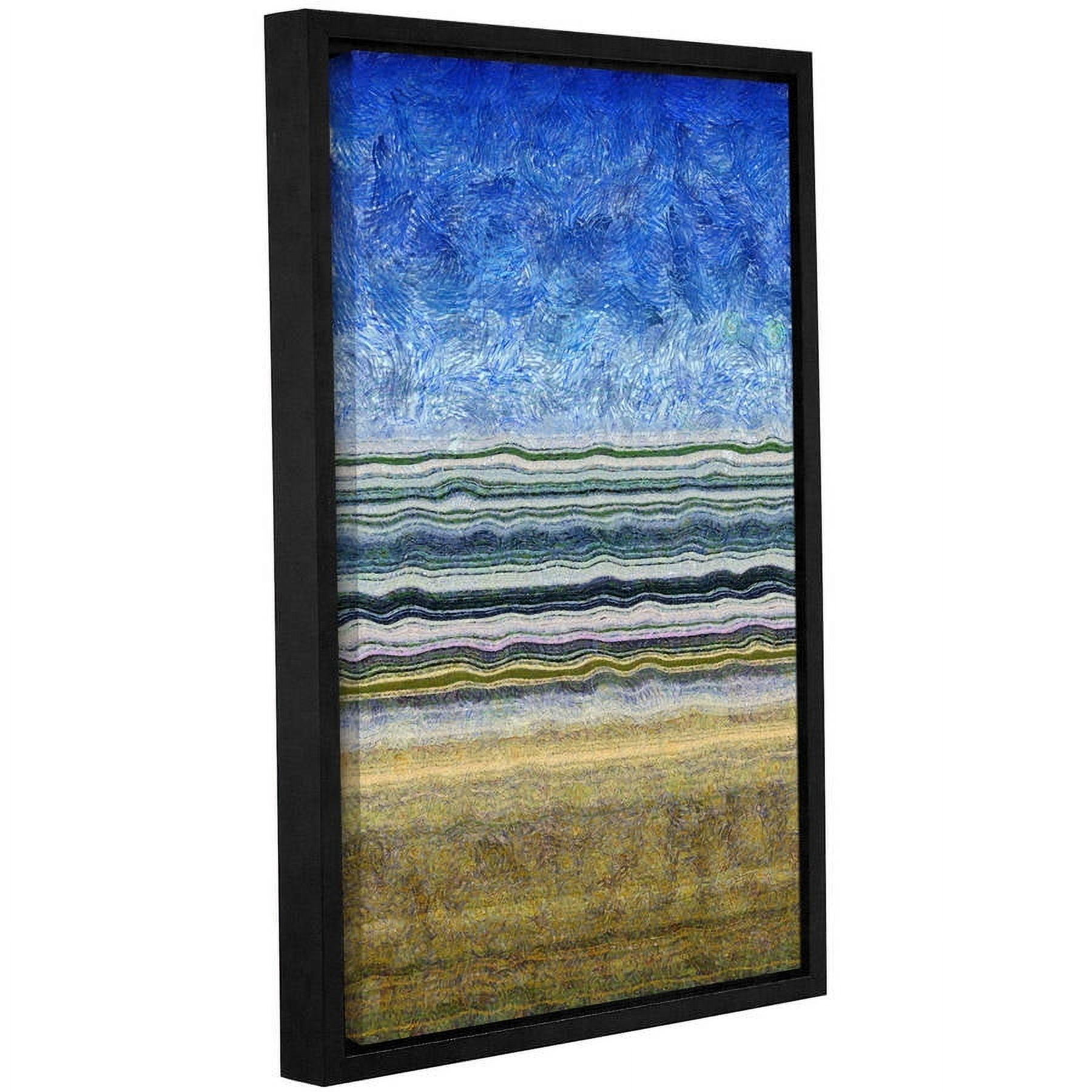 ArtWall Kevin Calkins "Sky Water and Earth" Gallery-Wrapped Floater-Framed Canvas